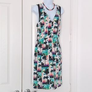 Nicole Miller Palm tree dress.